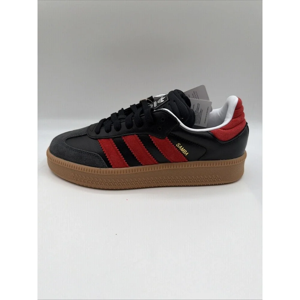 ADIDAS Samba XLG Unisex Sneakers, Men's8, Women's 9, Black,Red,Gray,IE9178, NIB